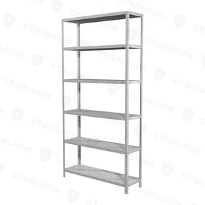 Стеллаж MS Hard 2200х1000х600, 6 полок